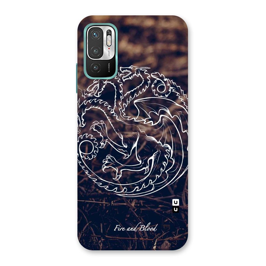 White Circle Back Case for Redmi Note 10T 5G