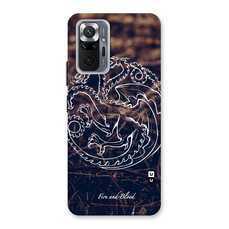White Circle Back Case for Redmi Note 10 Pro