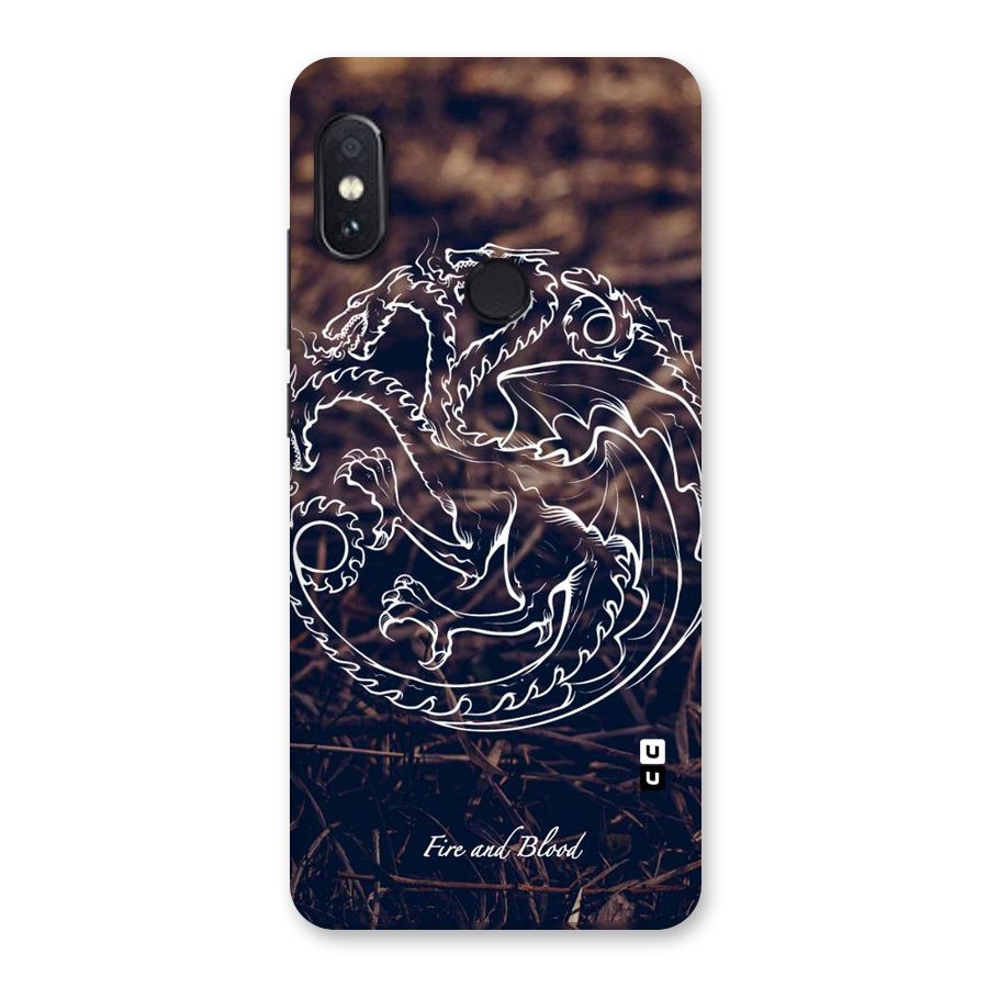 White Circle Back Case for Redmi Note 5 Pro