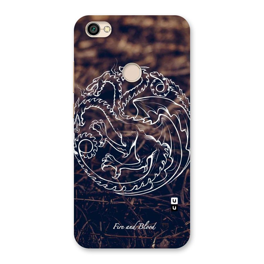 White Circle Back Case for Redmi Y1 2017