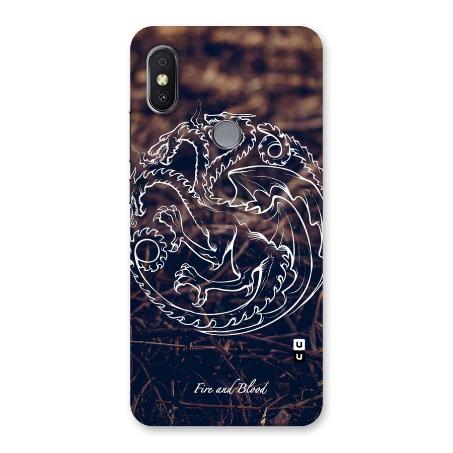 White Circle Back Case for Redmi Y2