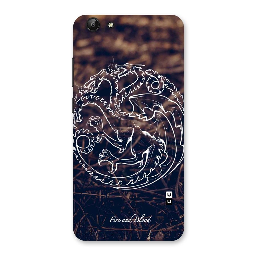 White Circle Back Case for Vivo Y69