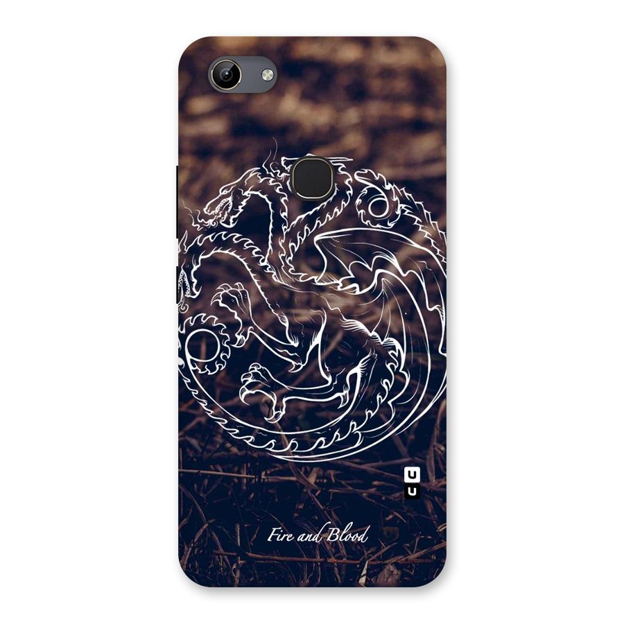 White Circle Back Case for Vivo Y81