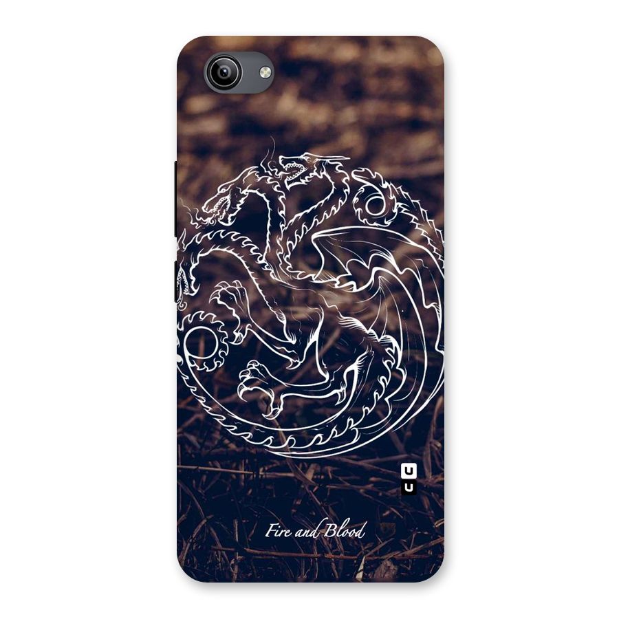 White Circle Back Case for Vivo Y81i