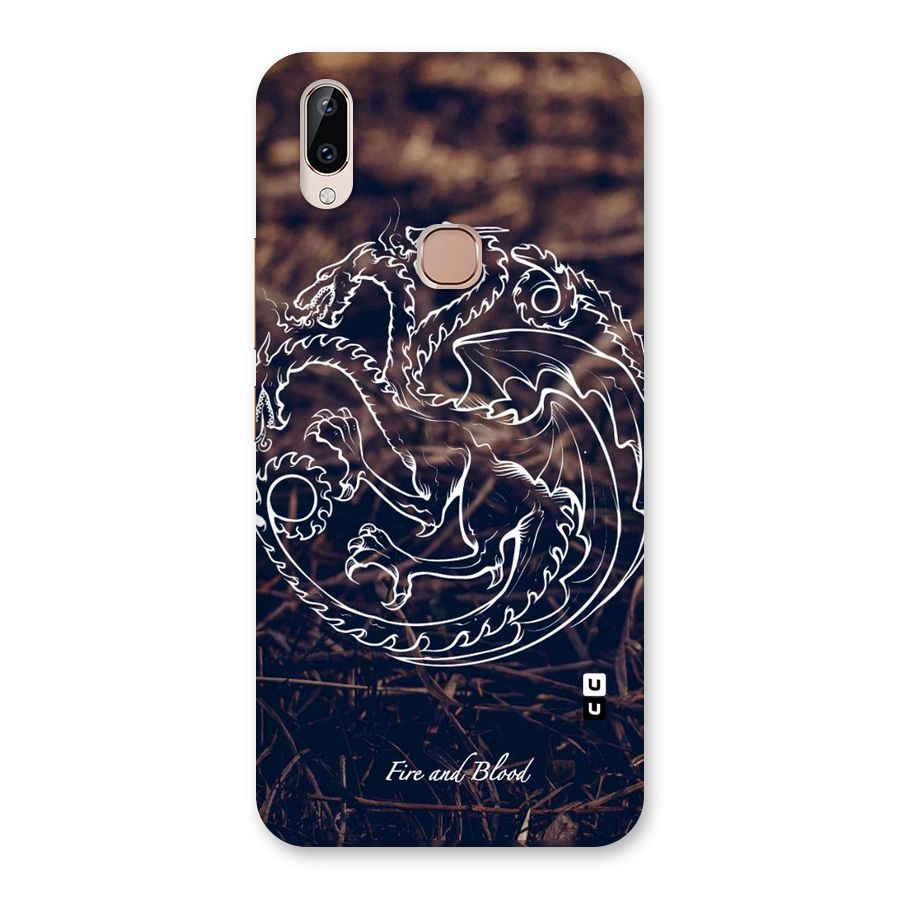 White Circle Back Case for Vivo Y83 Pro