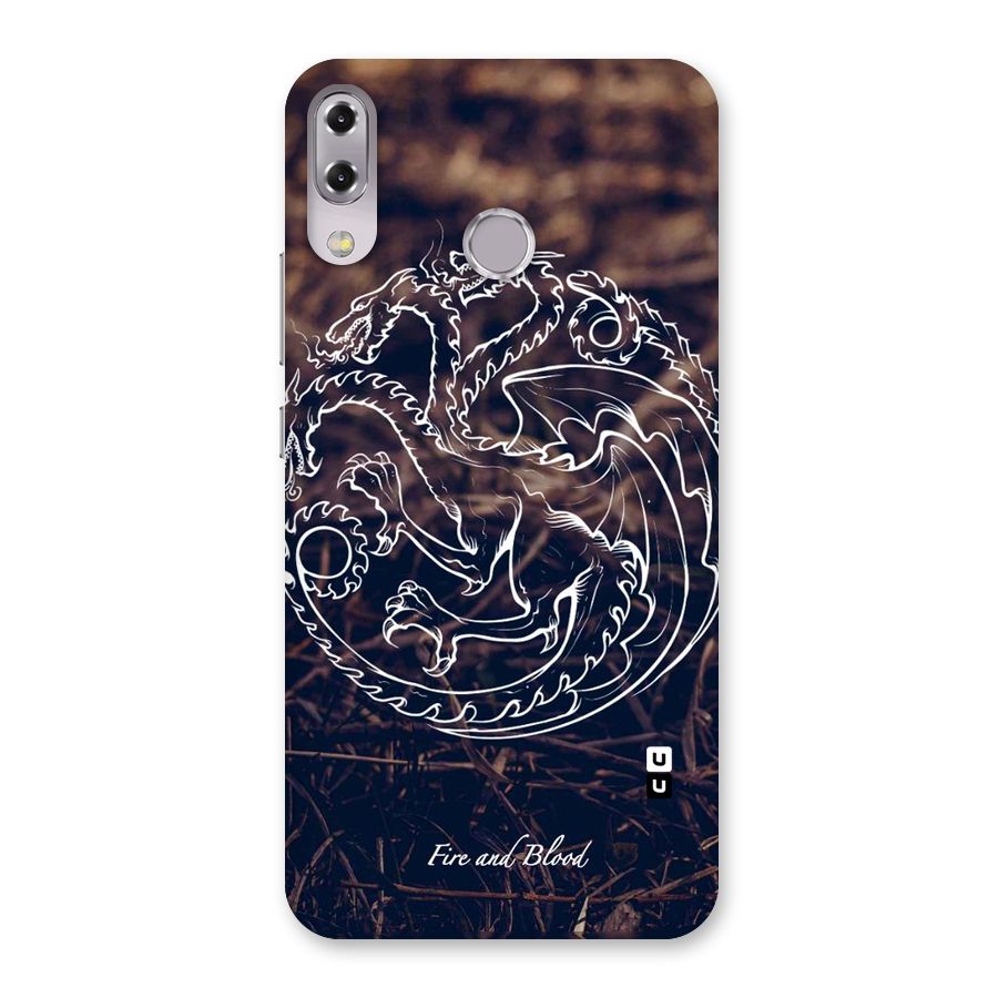 White Circle Back Case for Zenfone 5Z