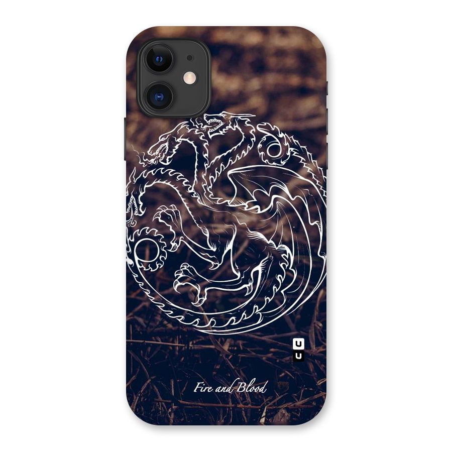 White Circle Back Case for iPhone 11