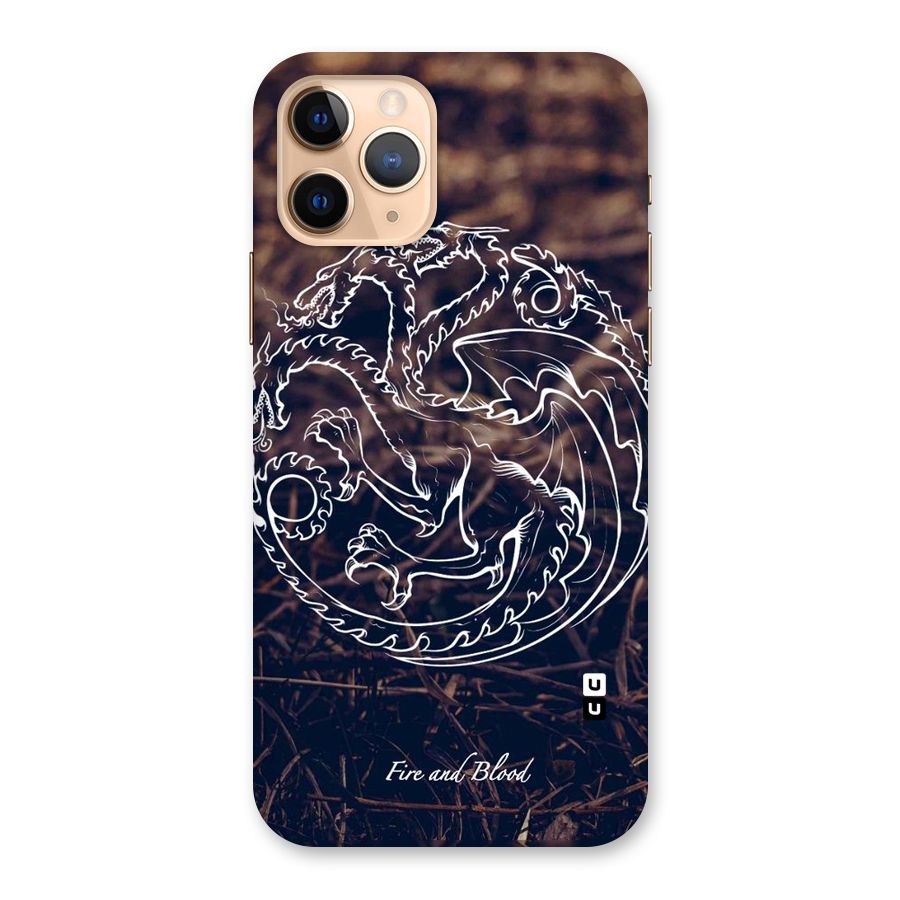 White Circle Back Case for iPhone 11 Pro