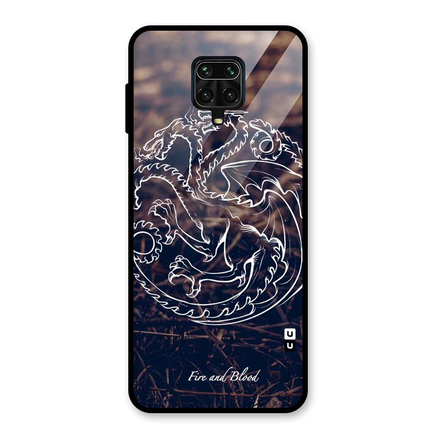 White Circle Glass Back Case for Poco M2 Pro