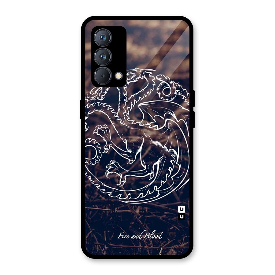 White Circle Glass Back Case for Realme GT Master Edition