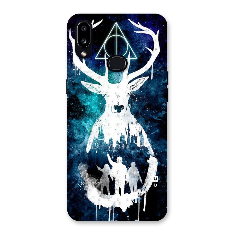 White Deer Back Case for Galaxy A10s