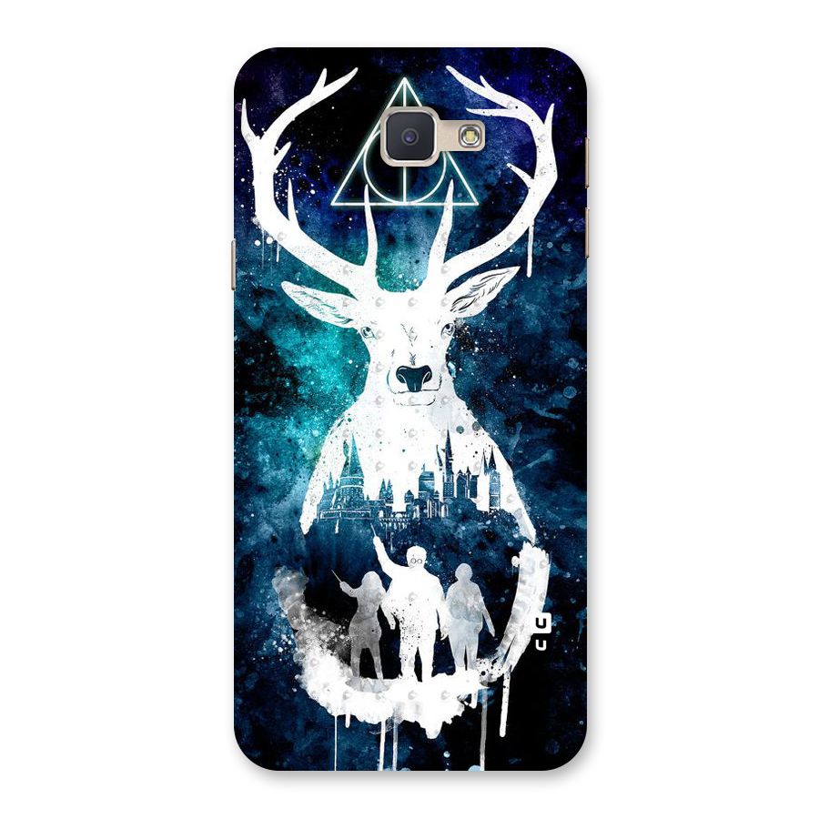 White Deer Back Case for Galaxy J5 Prime