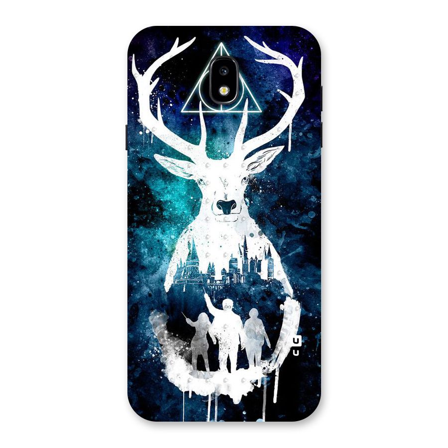 White Deer Back Case for Galaxy J7 Pro
