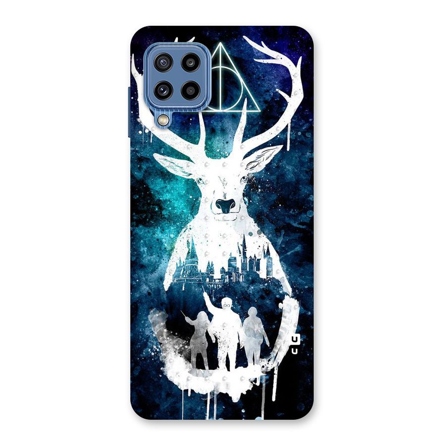White Deer Back Case for Galaxy M32