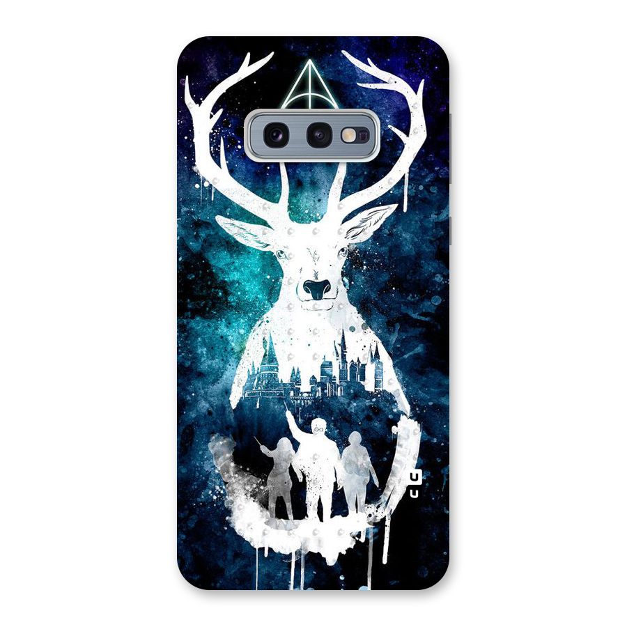 White Deer Back Case for Galaxy S10e