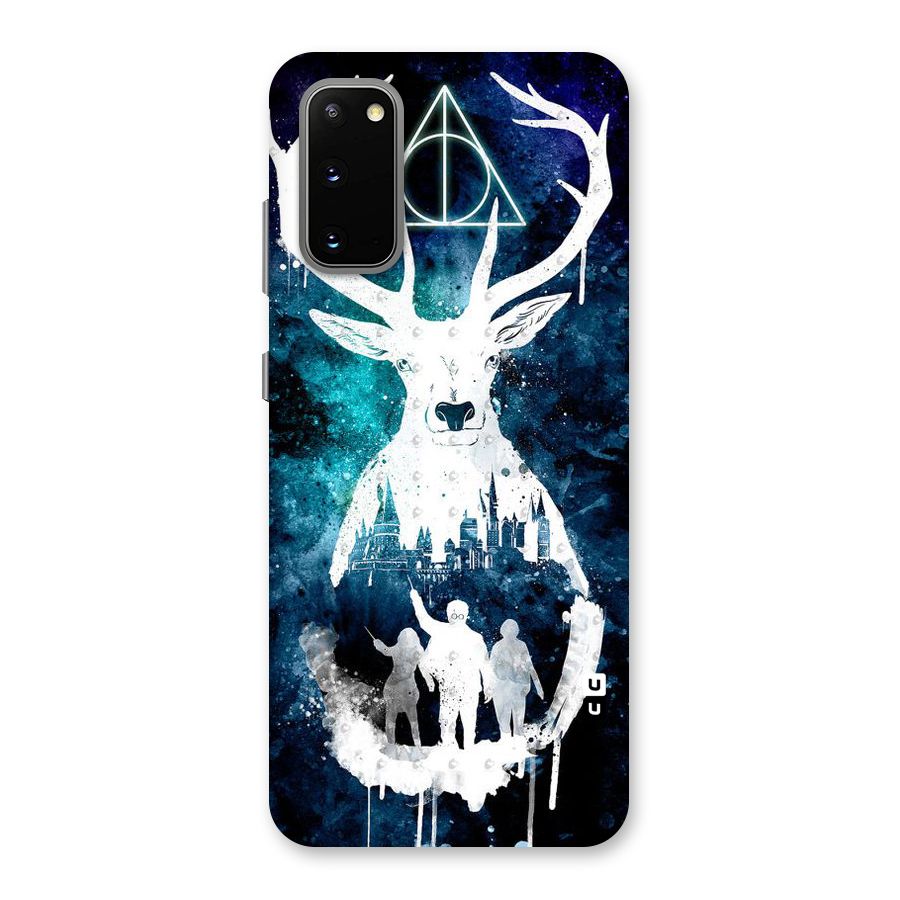 White Deer Back Case for Galaxy S20