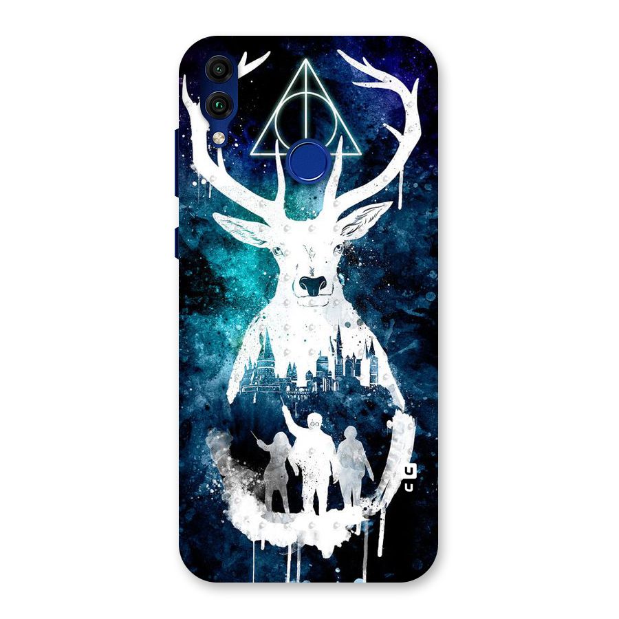 White Deer Back Case for Honor 8C