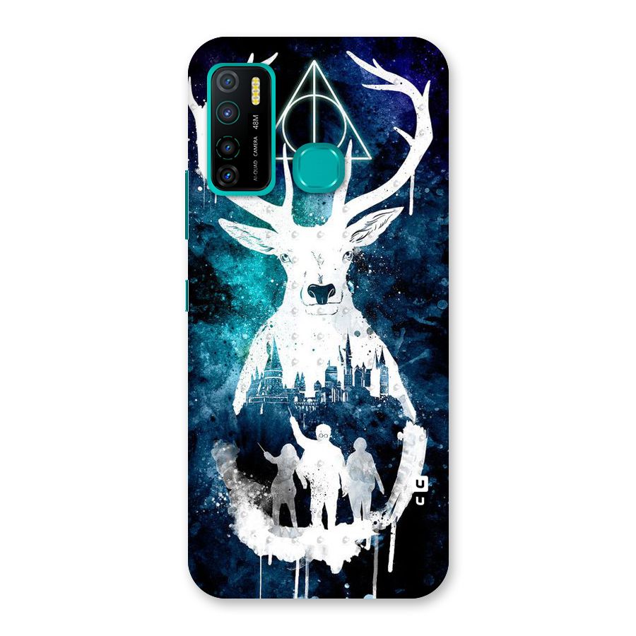 White Deer Back Case for Infinix Hot 9 Pro