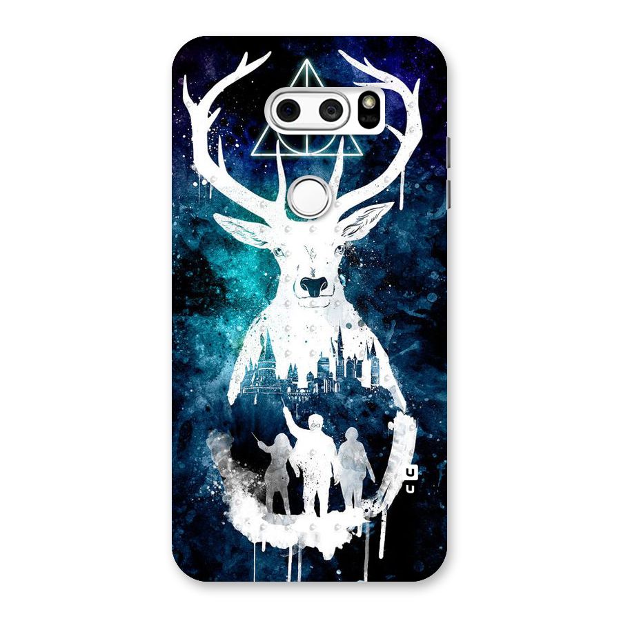 White Deer Back Case for LG V30