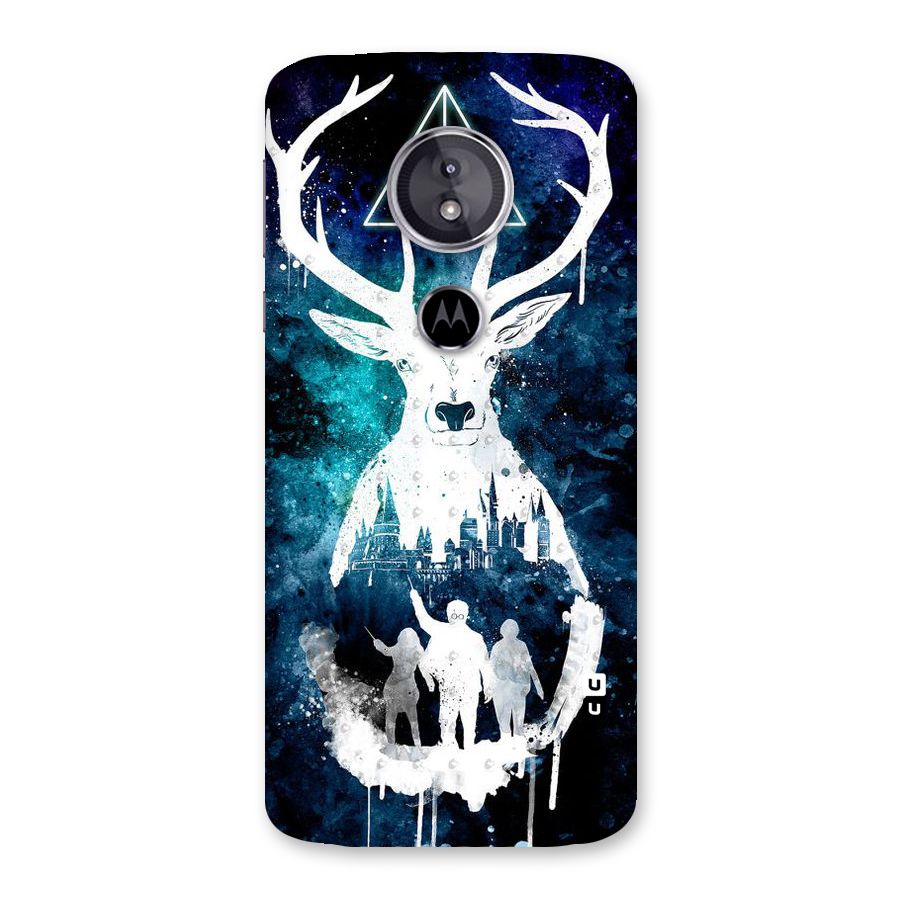 White Deer Back Case for Moto E5