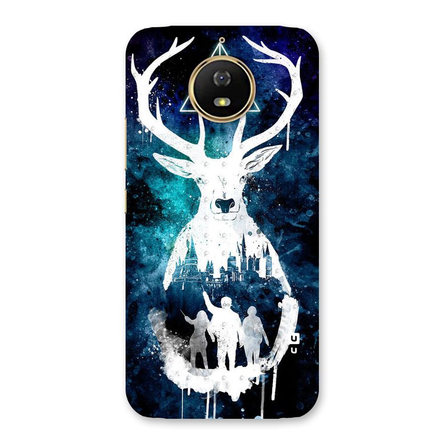 White Deer Back Case for Moto G5s