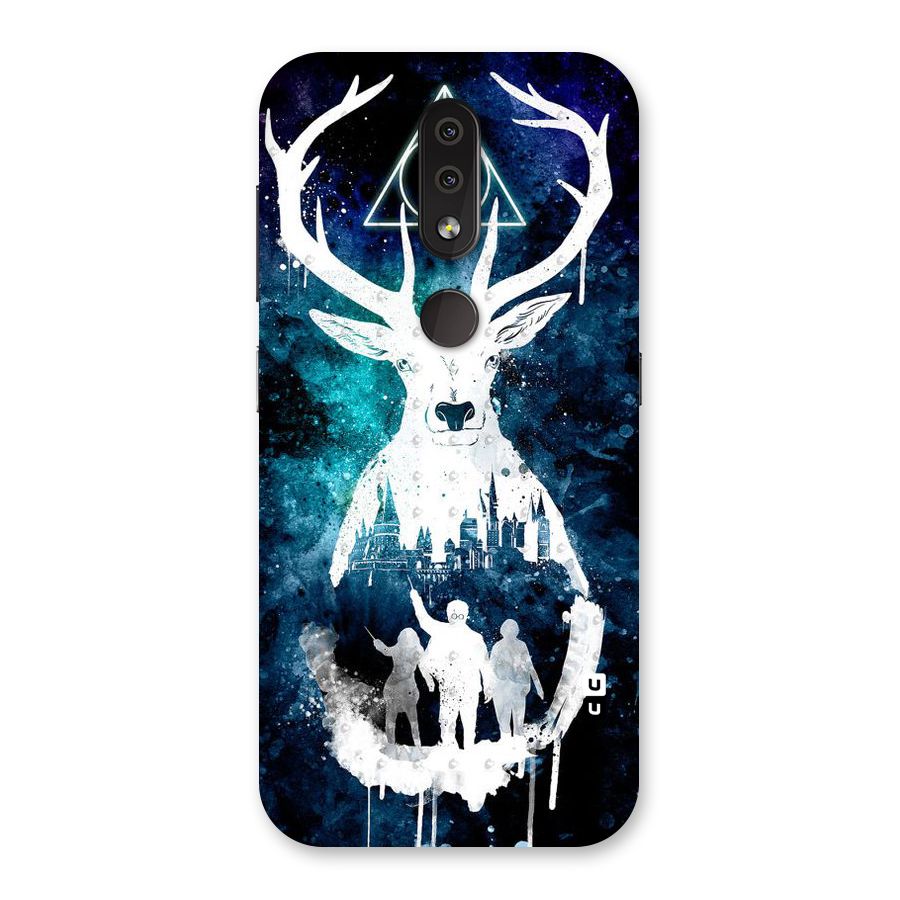 White Deer Back Case for Nokia 4.2