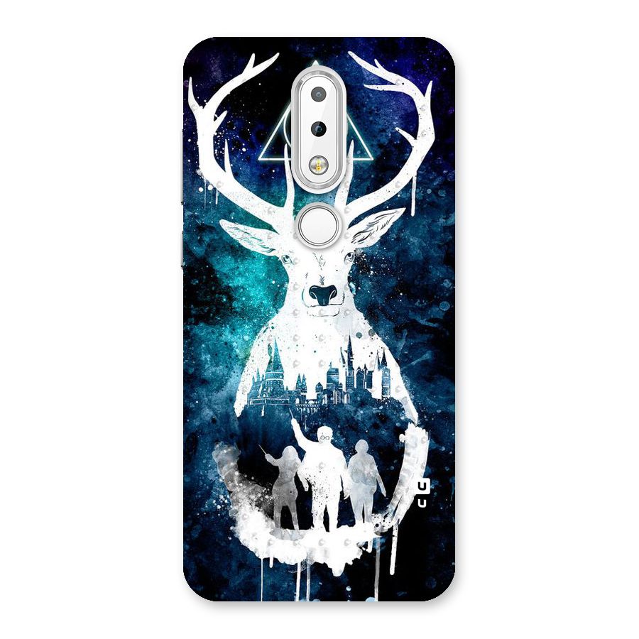 White Deer Back Case for Nokia 6.1 Plus