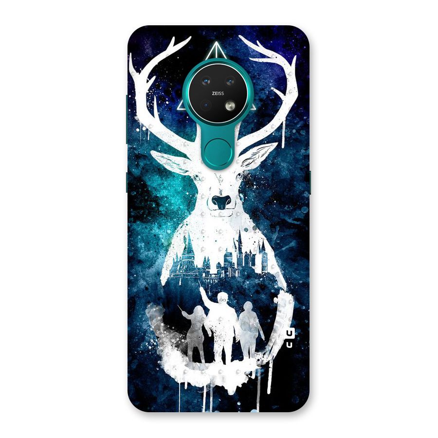 White Deer Back Case for Nokia 7.2