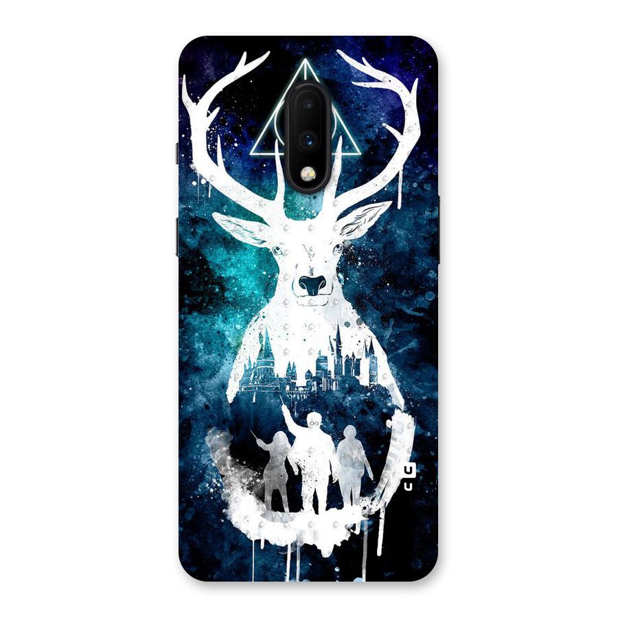 White Deer Back Case for OnePlus 7
