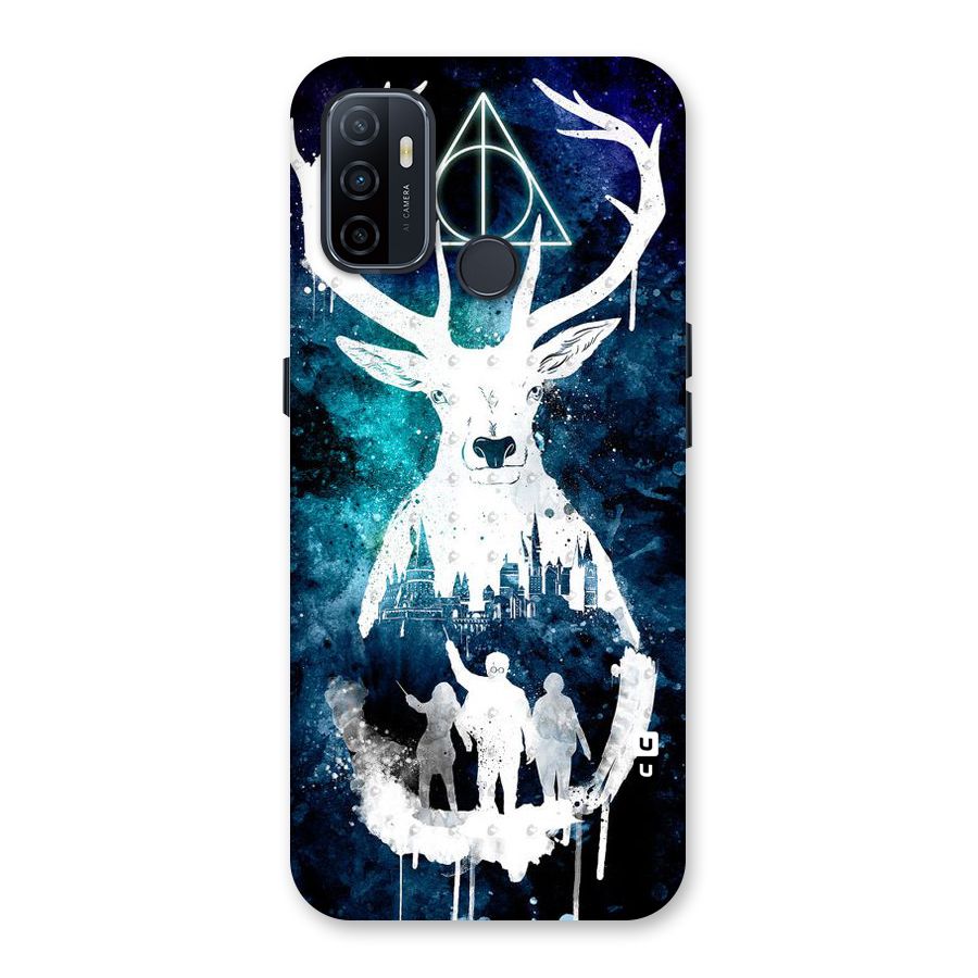 White Deer Back Case for Oppo A32