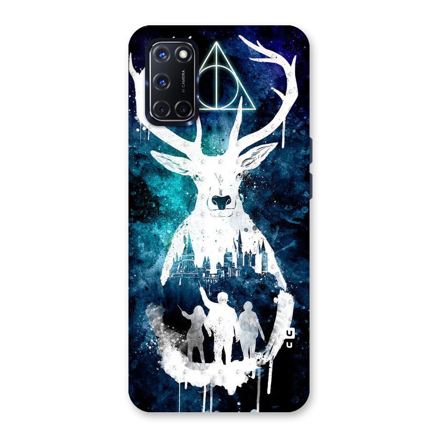 White Deer Back Case for Oppo A52