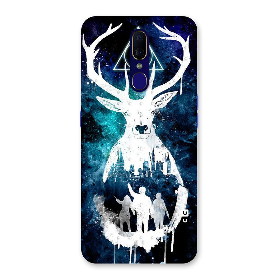 White Deer Back Case for Oppo F11
