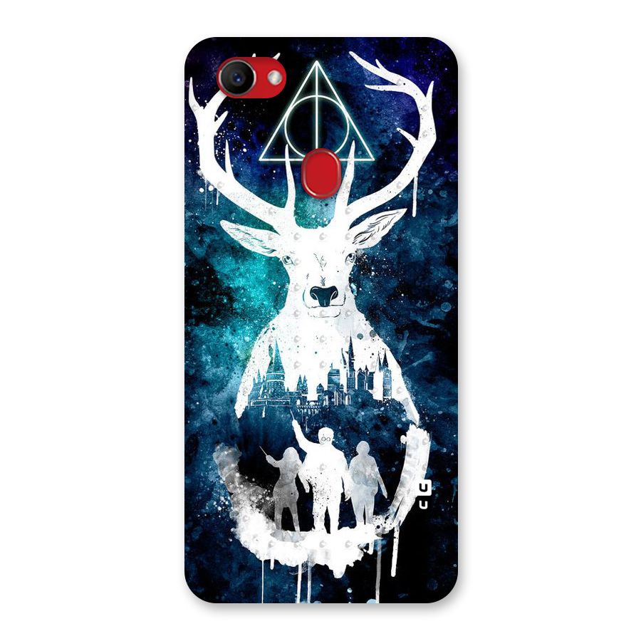 White Deer Back Case for Oppo F7