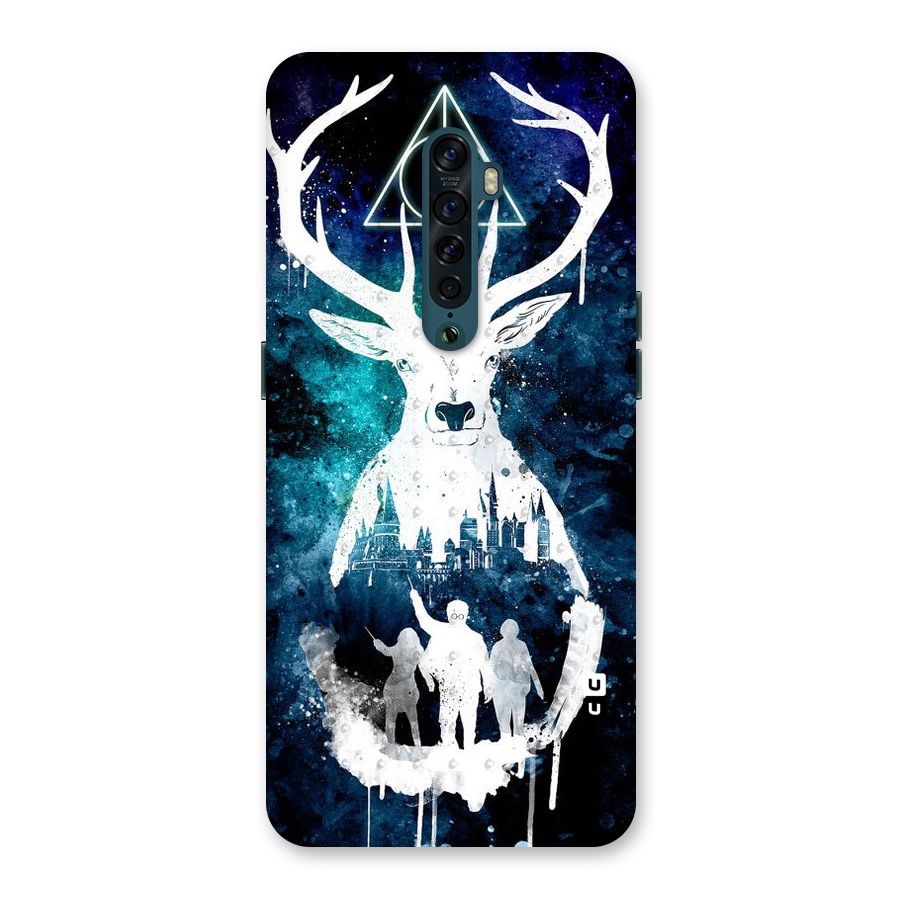 White Deer Back Case for Oppo Reno2