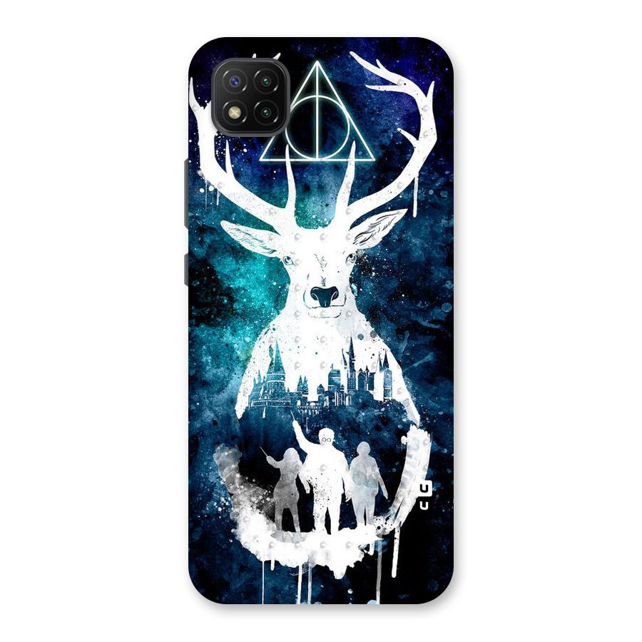 White Deer Back Case for Poco C3
