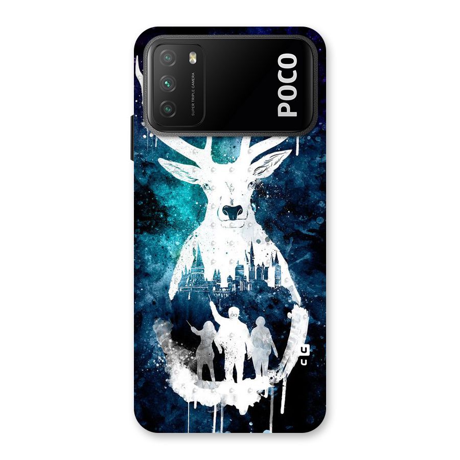 White Deer Back Case for Poco M3