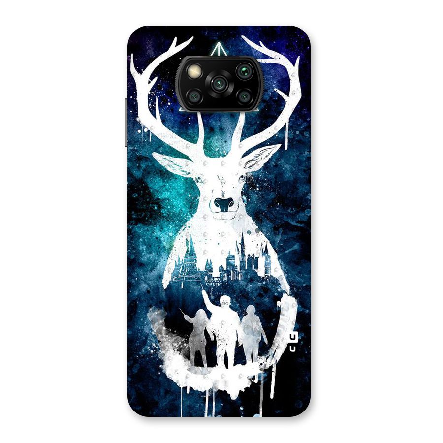 White Deer Back Case for Poco X3