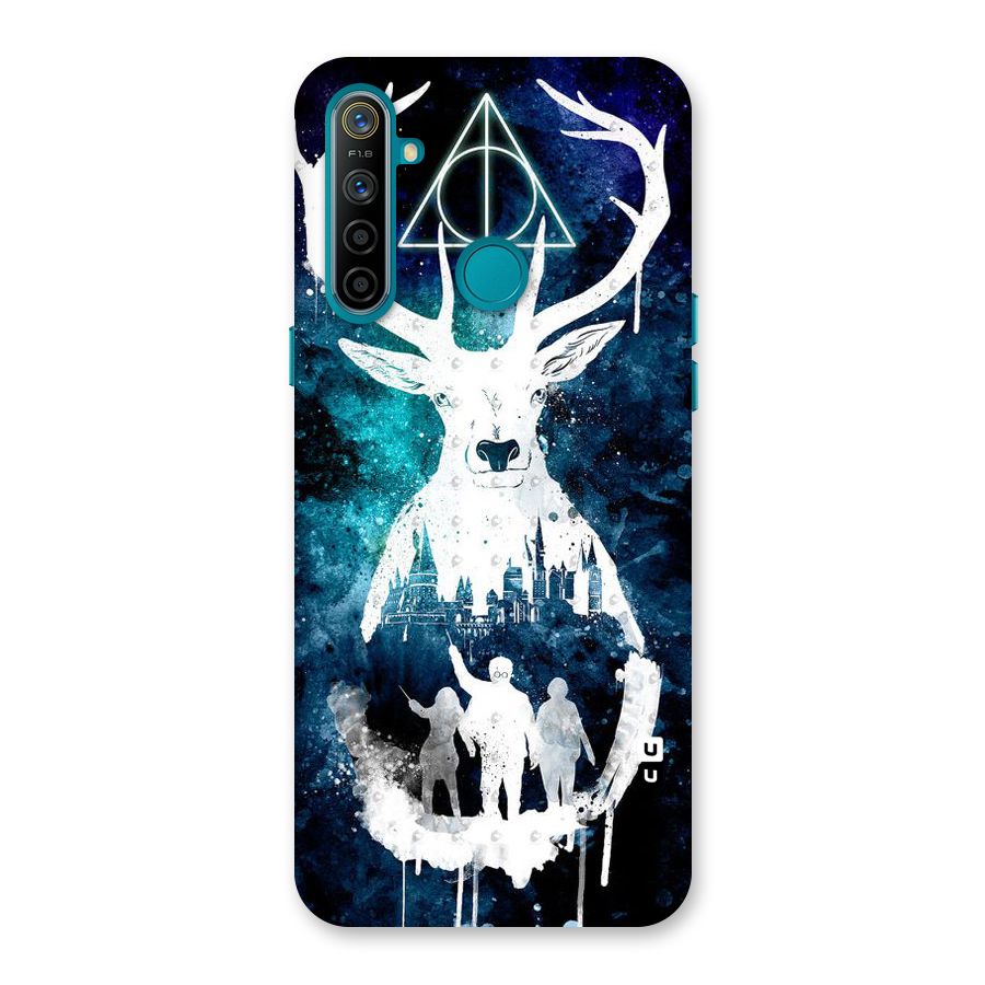 White Deer Back Case for Realme 5i
