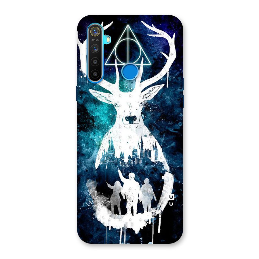 White Deer Back Case for Realme 5s
