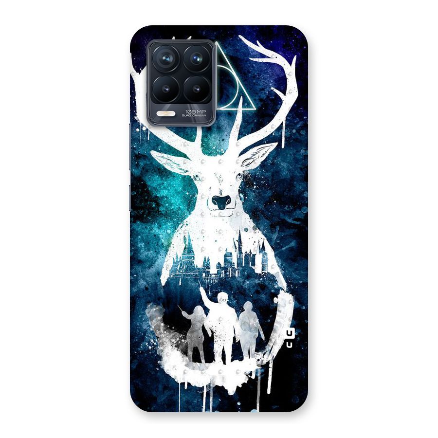 White Deer Back Case for Realme 8 Pro
