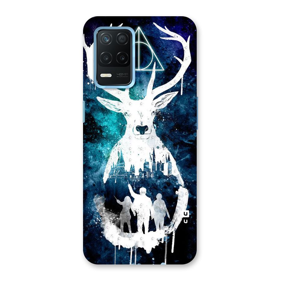 White Deer Back Case for Realme 8s 5G