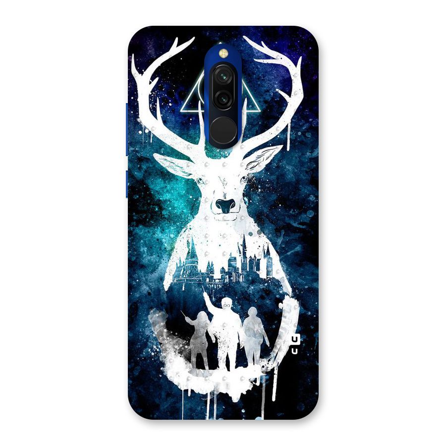 White Deer Back Case for Redmi 8
