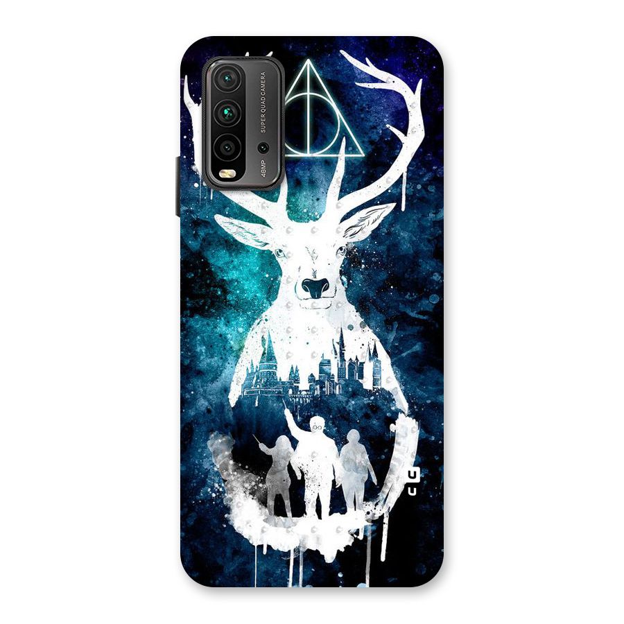 White Deer Back Case for Redmi 9 Power