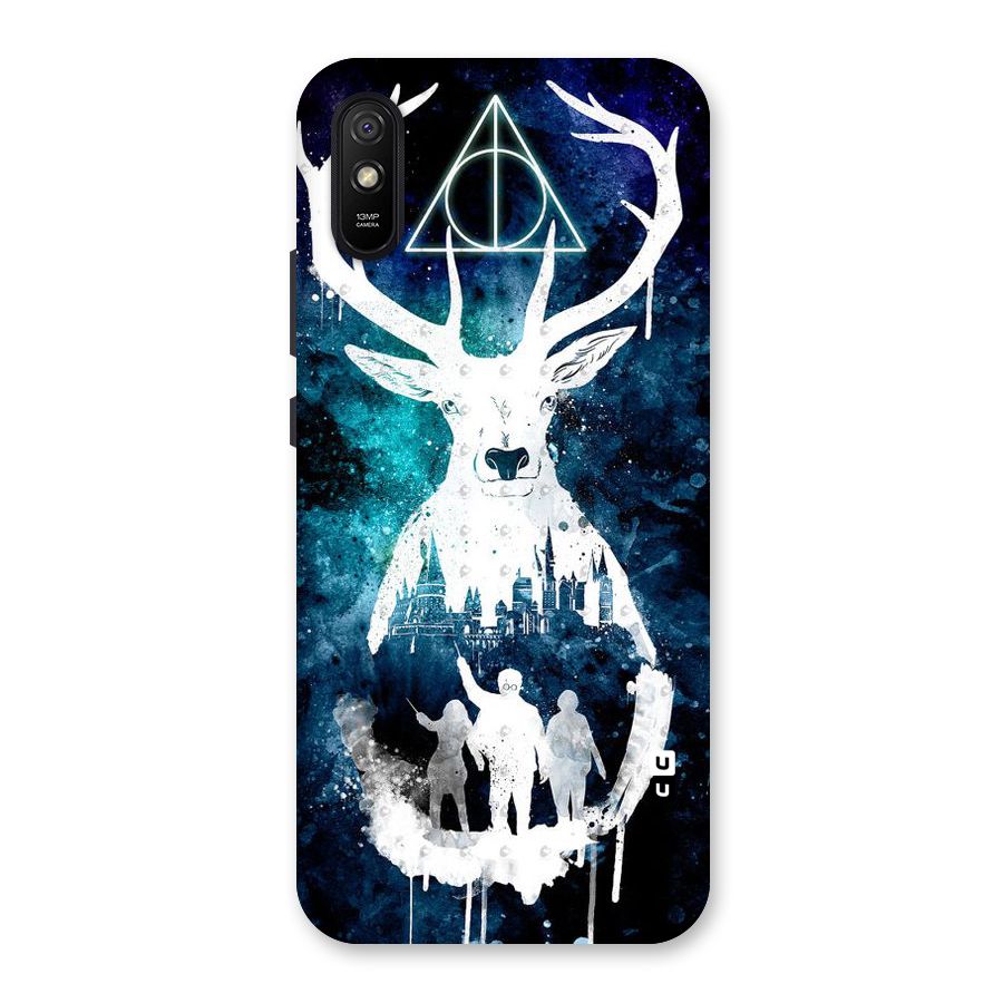 White Deer Back Case for Redmi 9i