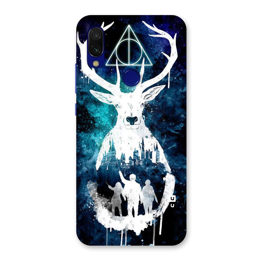 White Deer Back Case for Redmi Y3