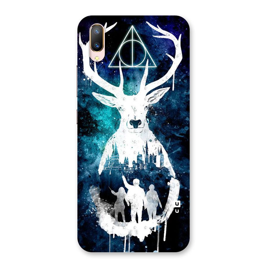 White Deer Back Case for Vivo V11 Pro