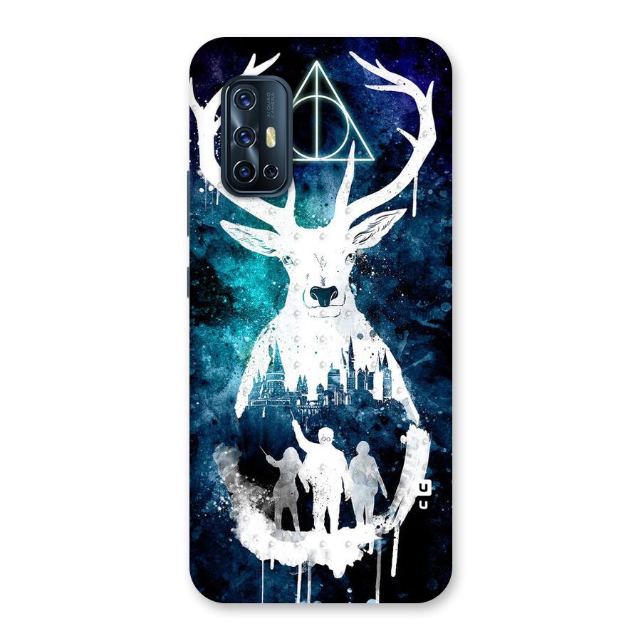 White Deer Back Case for Vivo V17