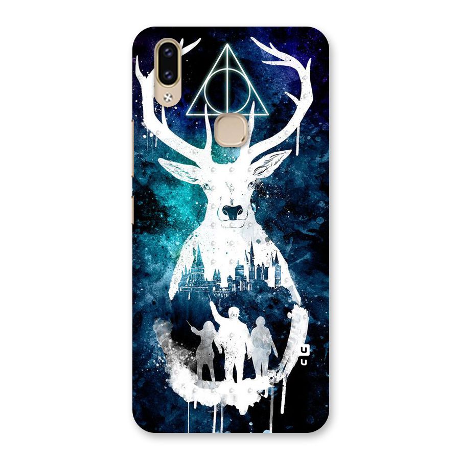White Deer Back Case for Vivo V9 Youth