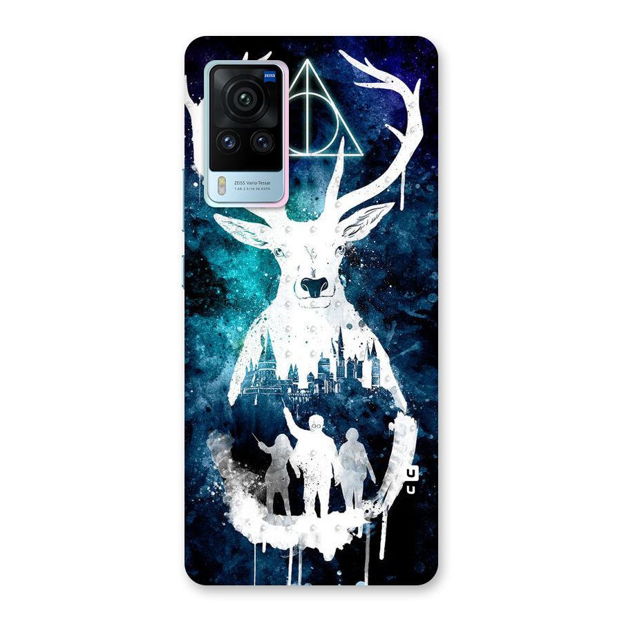White Deer Back Case for Vivo X60 Pro