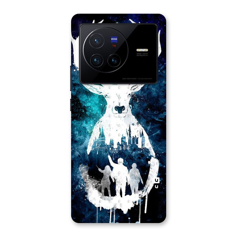 White Deer Back Case for Vivo X80